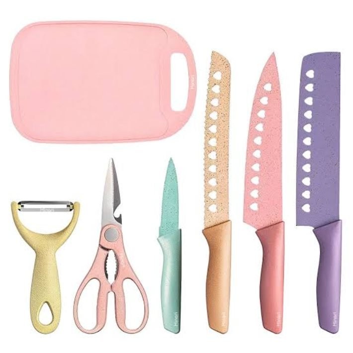Set de cuchillos y tabla