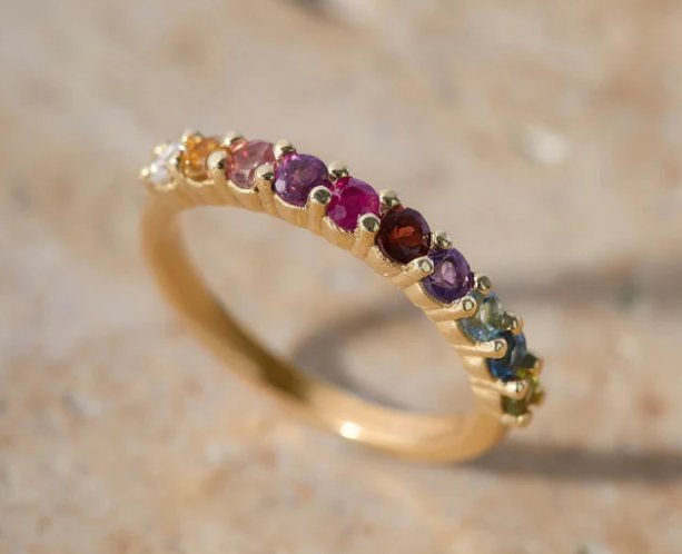 Anillo Ella Rainbow